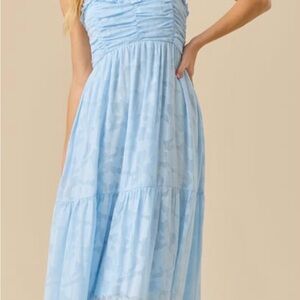 Altar'd State Dark Brown Maxi Dress